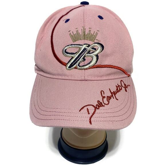 Dale Earnhardt Jr Women's Pink Ball Cap Budweiser NASCAR Adjustable - Picture 7 of 7